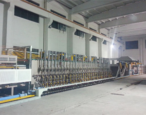 燃氣網(wǎng)帶爐淬火生產線